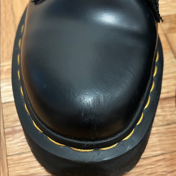 Dr. Martens Black Platform Combat Boots - Picture 6 of 8